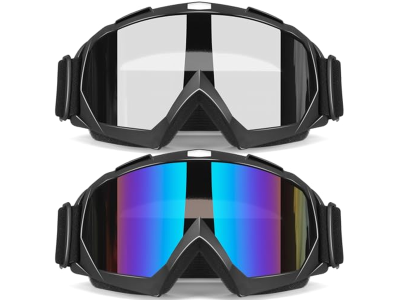 Dirt Bike Goggles 2-Pack Motorcycle Goggles
