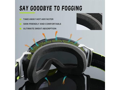 Dirt Bike Goggles Over Glasses Anti-Fog