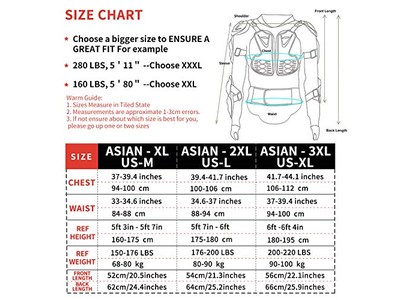 Gute Motorcycle Protective Jacket,Motorcycle Full Body Armor Jacket