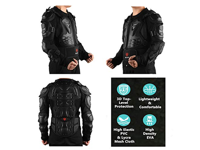 Gute Motorcycle Protective Jacket,Motorcycle Full Body Armor Jacket