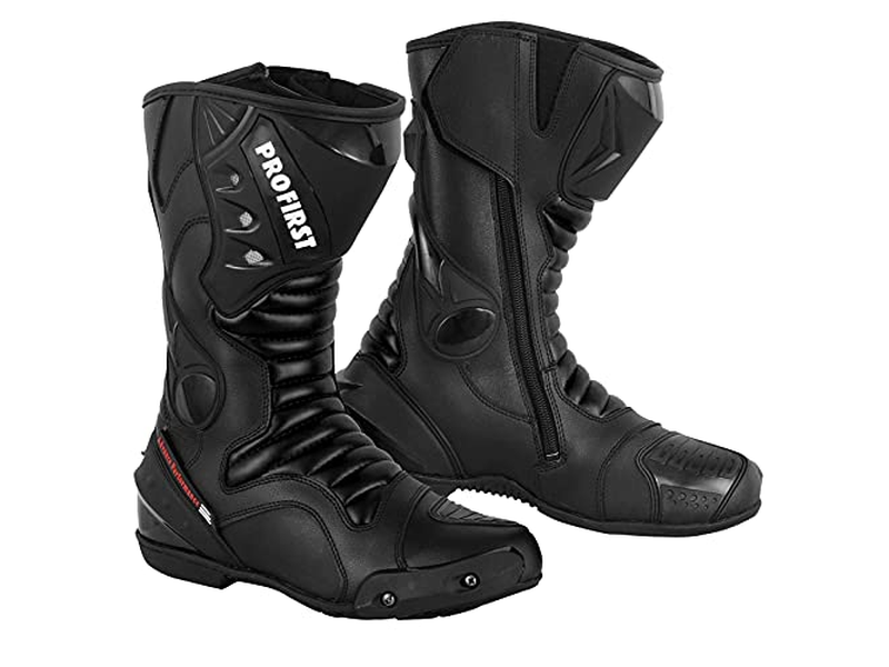 Motorbike Leather Boots Motorcycle Waterproof Motorbike Shoes