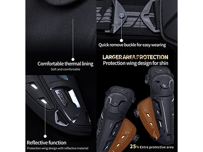 Scoyco Motorcycle Knee Shin Guard Pads