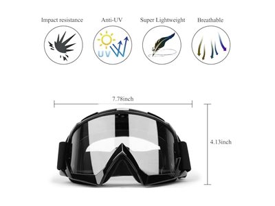 ATV Goggles Dirt Bike Goggles 2-Pack