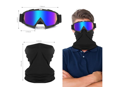Motorcycle Goggles Dirt Bike Goggles 2 Pack